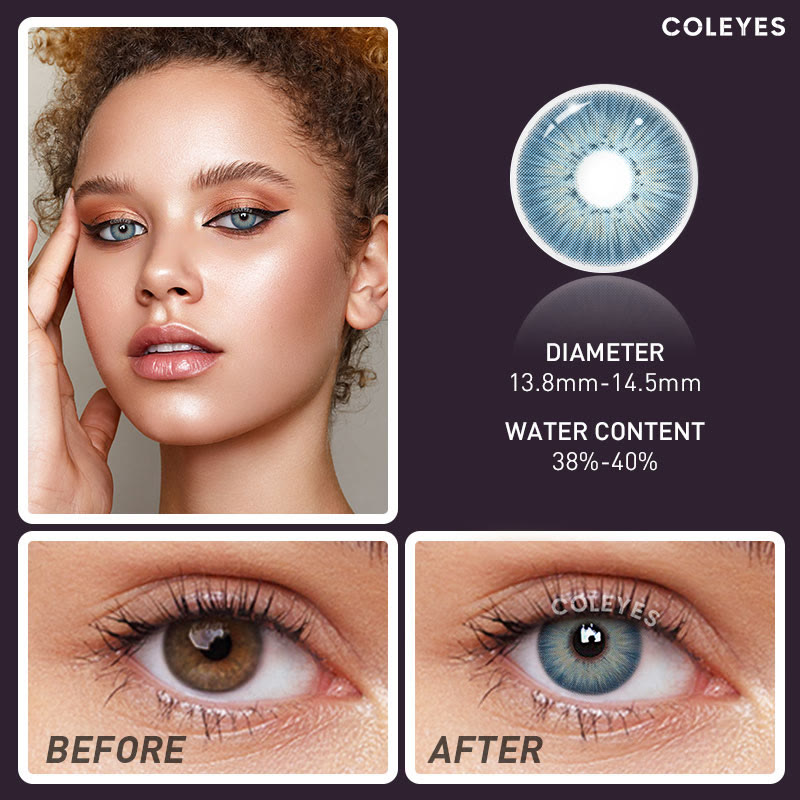 Coleyes New York III Series Yearly Prescription Colored Contacts - image 9