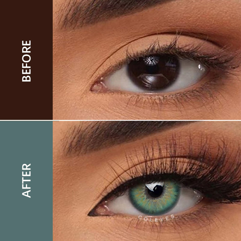Coleyes Aegean Sea Ⅱ Green Yearly Prescription Colored Contacts - image 1