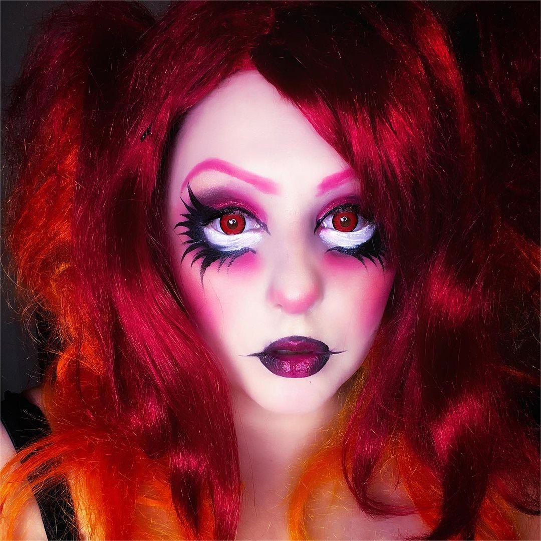 Coleyes Twilight Red Yearly Prescription Cosplay Colored Contacts - image 4