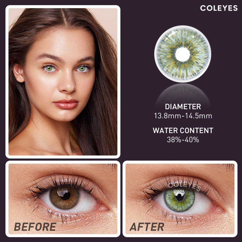 Coleyes Cybervision Green Yearly Prescription Colored Contacts - image 9
