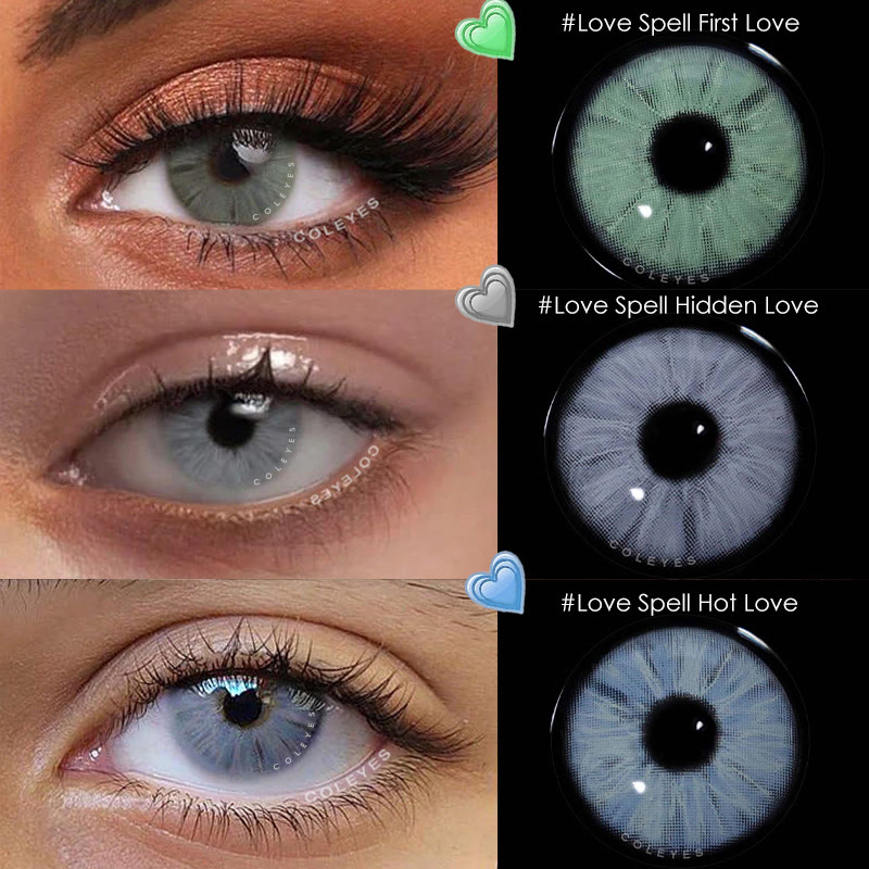 Coleyes Love Spell Hidden Love Yearly Prescription Colored Contacts - image 15