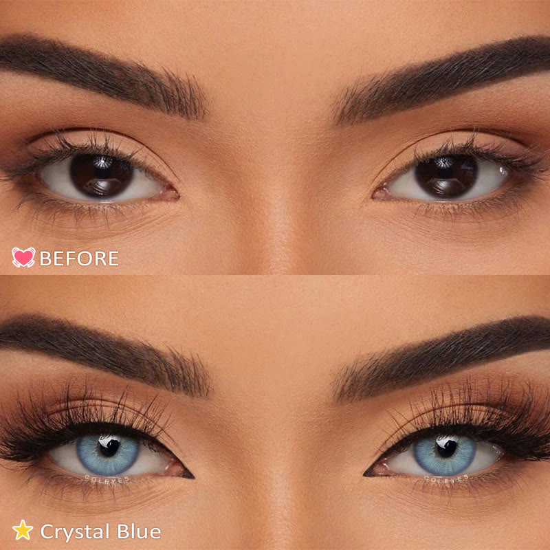 Coleyes Crystal Blue Yearly Prescription Colored Contacts - image 5