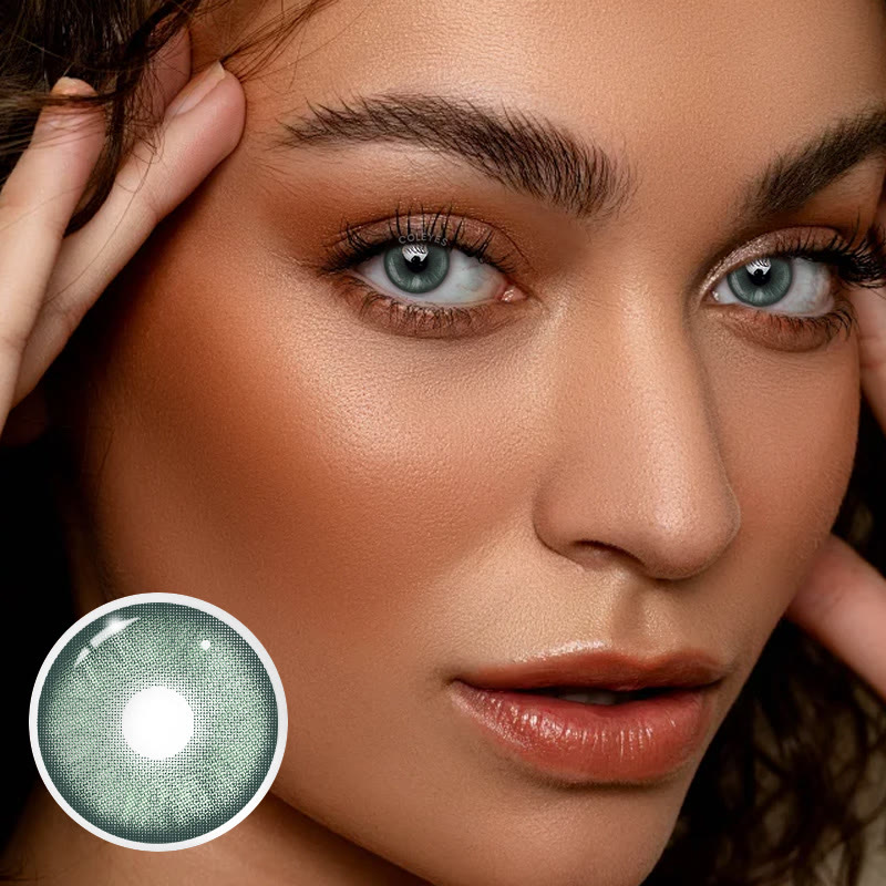 Coleyes Echo Green Yearly Prescription Colored Contacts - image 4