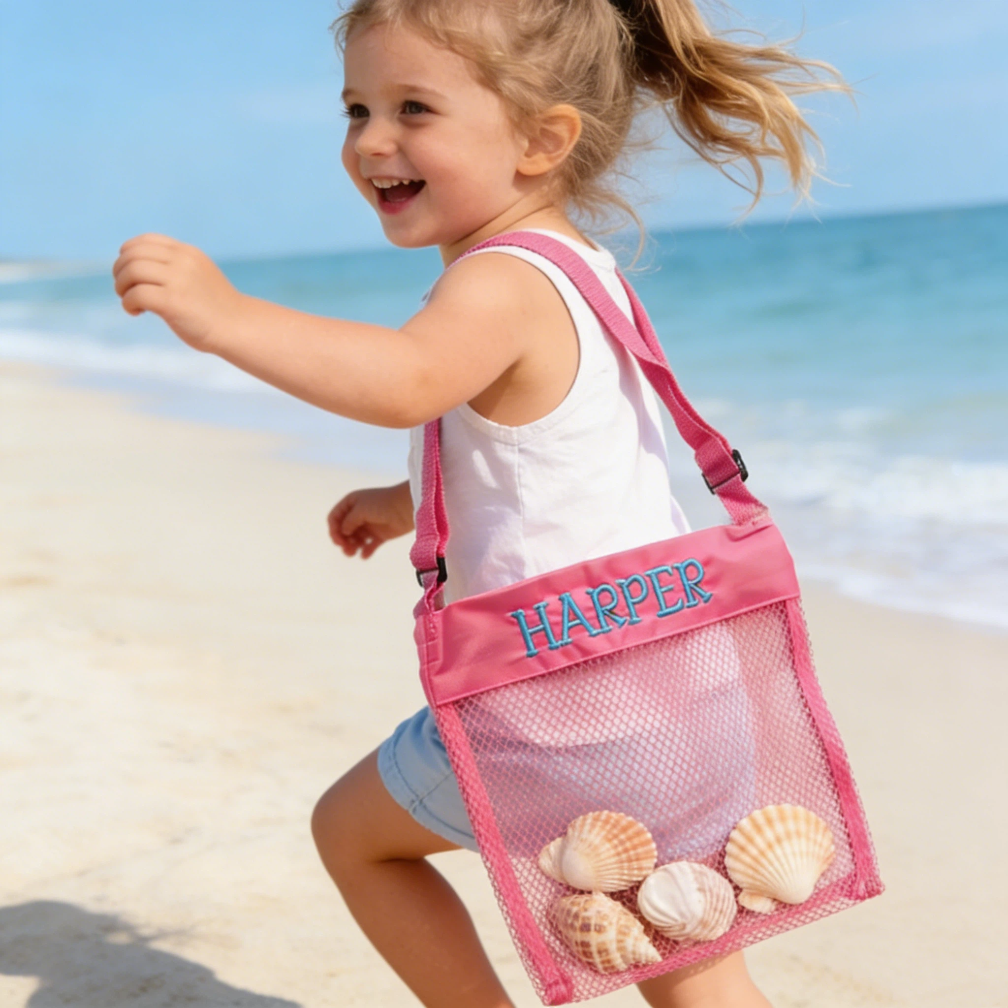 【FISH & KIDS】 BEACH BAG 26ss 新品　タグ付き FISH & KIDS】 BEACH BAG 26ss 新品 タグ付き Fish Zip Pouch - Blue