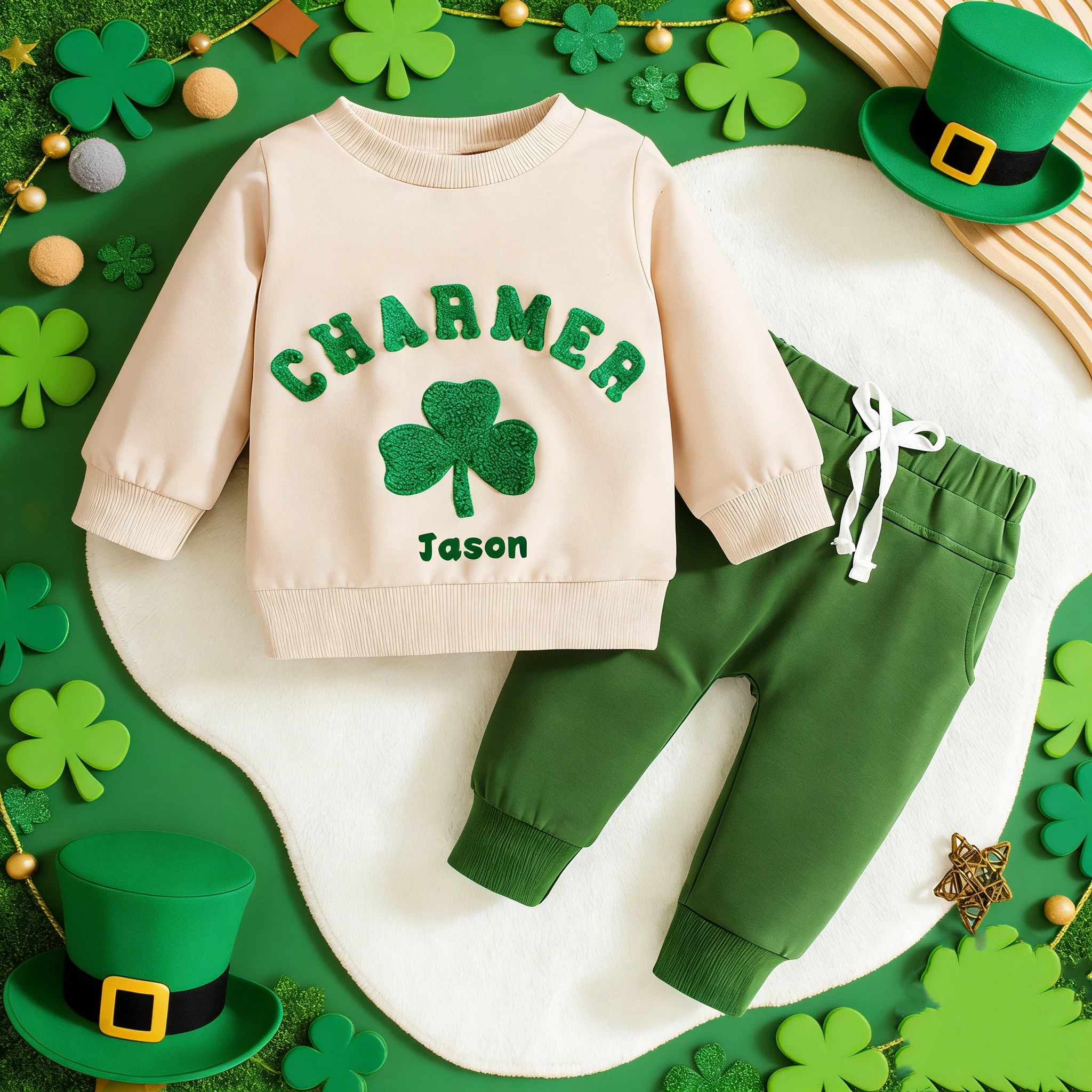 Body Bébé 1er St Patrick's Day - Officer Cutie / Active Doodie, Taille NB-24M