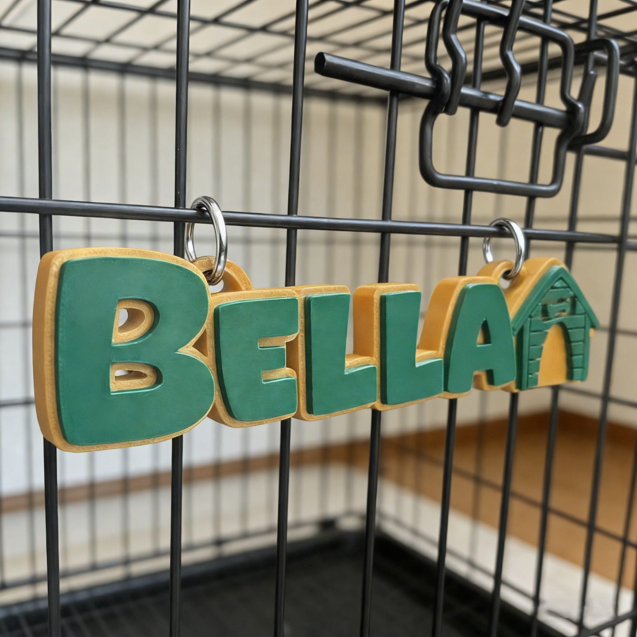 Personalized Name 3D Printed Dog Sign | KKPet443 – KisssKids