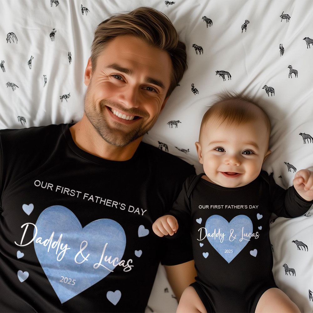 Personalized Name First Father's Day Shirt | KKCloth71 – KisssKids