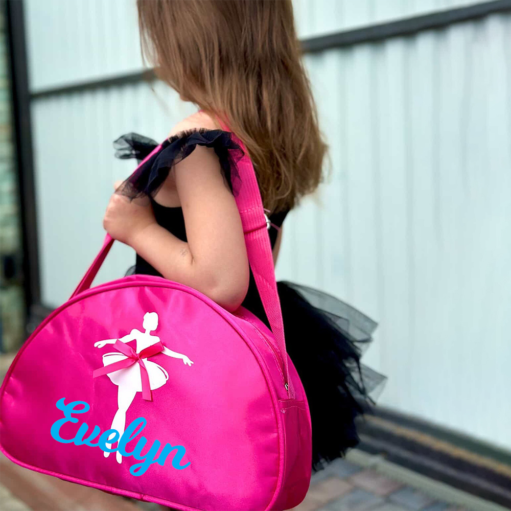 Personalized Name Kids Ballet Dance Bag | KKBag49 – KisssKids
