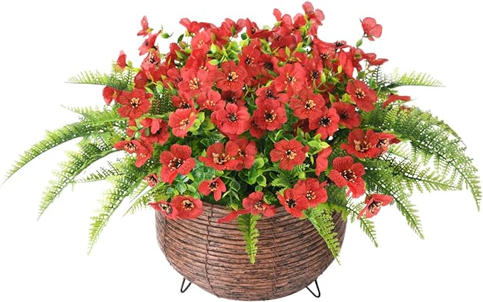 Simulated flower potted plant