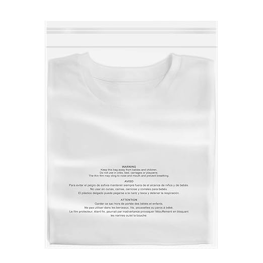 Transparent plastic bag strap