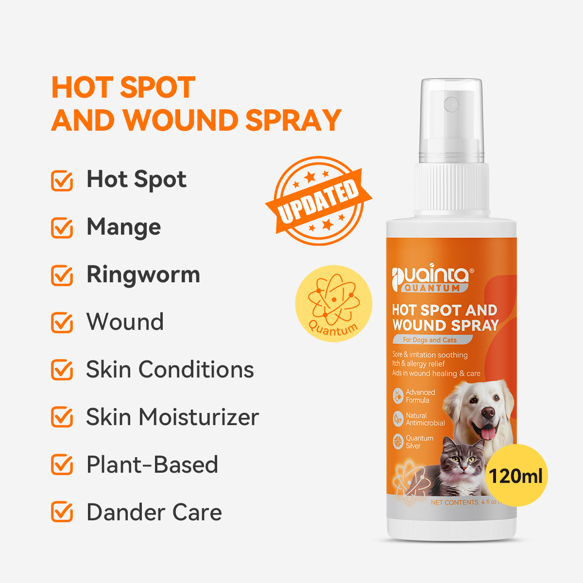 Puainta® Quantum Hot Spot and Wound Spray