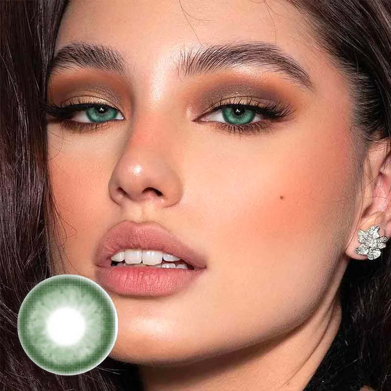 Mermaid Green Prescription Contact Lenses 1 Year