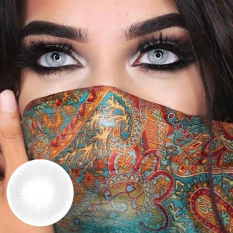 Elite Snow Flake (12 Month) Contact Lenses - StunningLens
