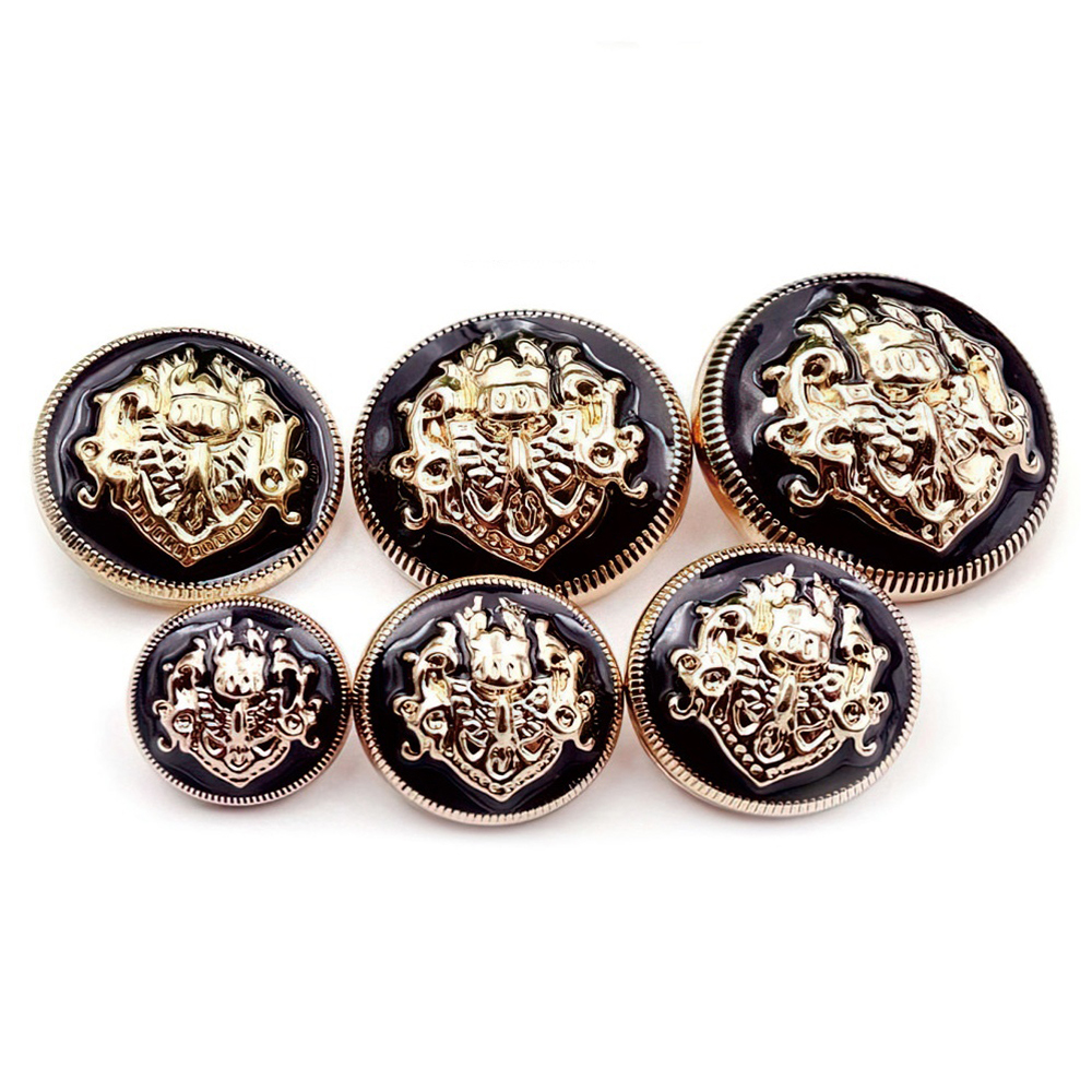 OEM ODM Factory Price Fancy Hot Selling Metal Coat Sewing Button Customized Color And Logo For Garment Coat accessories