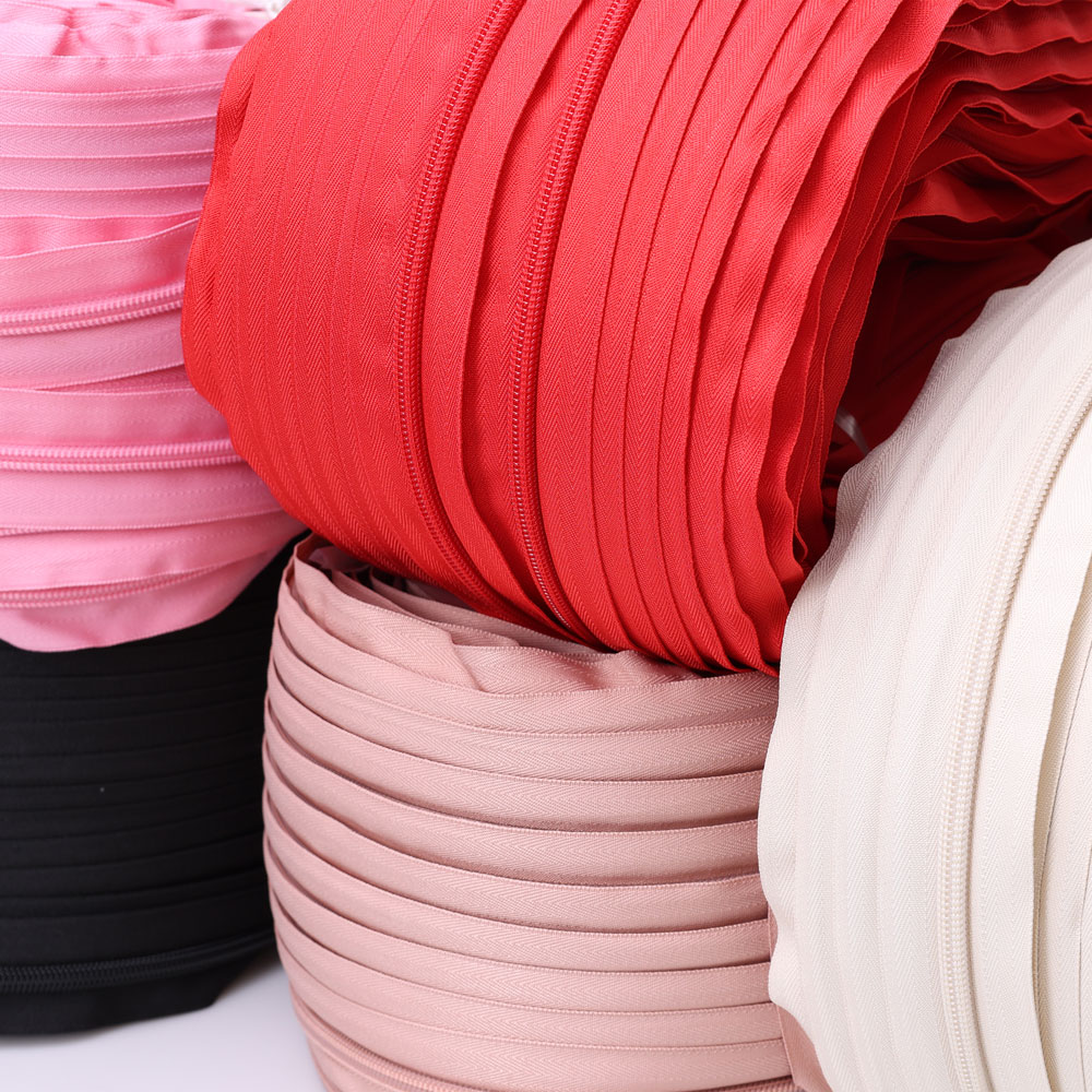 Factory Price Long Chain Nylon Anti-theft Zipper for Luggage customized safe Explosion-proof and vandalism double-layer zipper