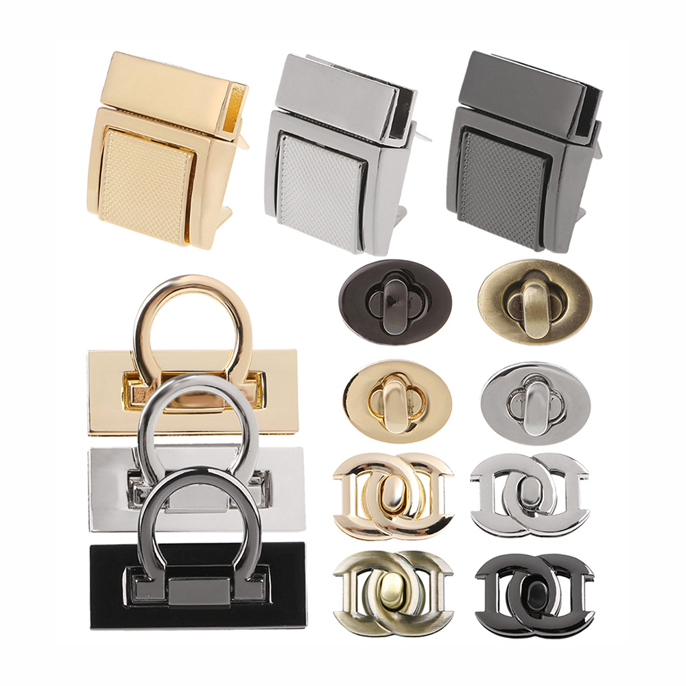 Whosale Factory Price Modern Press Lock bags accessories for making bags Premium Lady Bag Luggage Accessories Hardware Lock