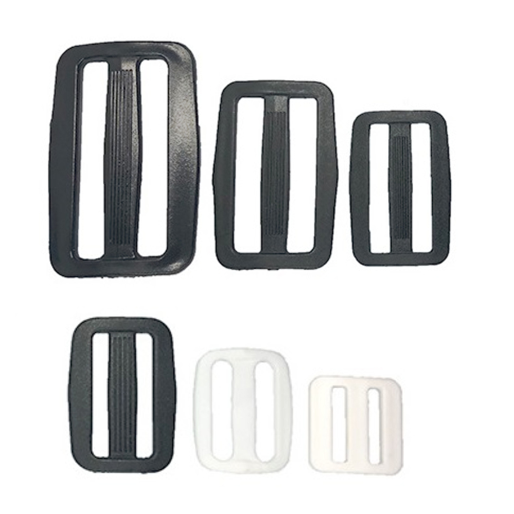 Hot Selling Metal & Plastic Adjustable Tri-glide Buckle Customizable Design For Hiking Bag Straps Hardware Accessories