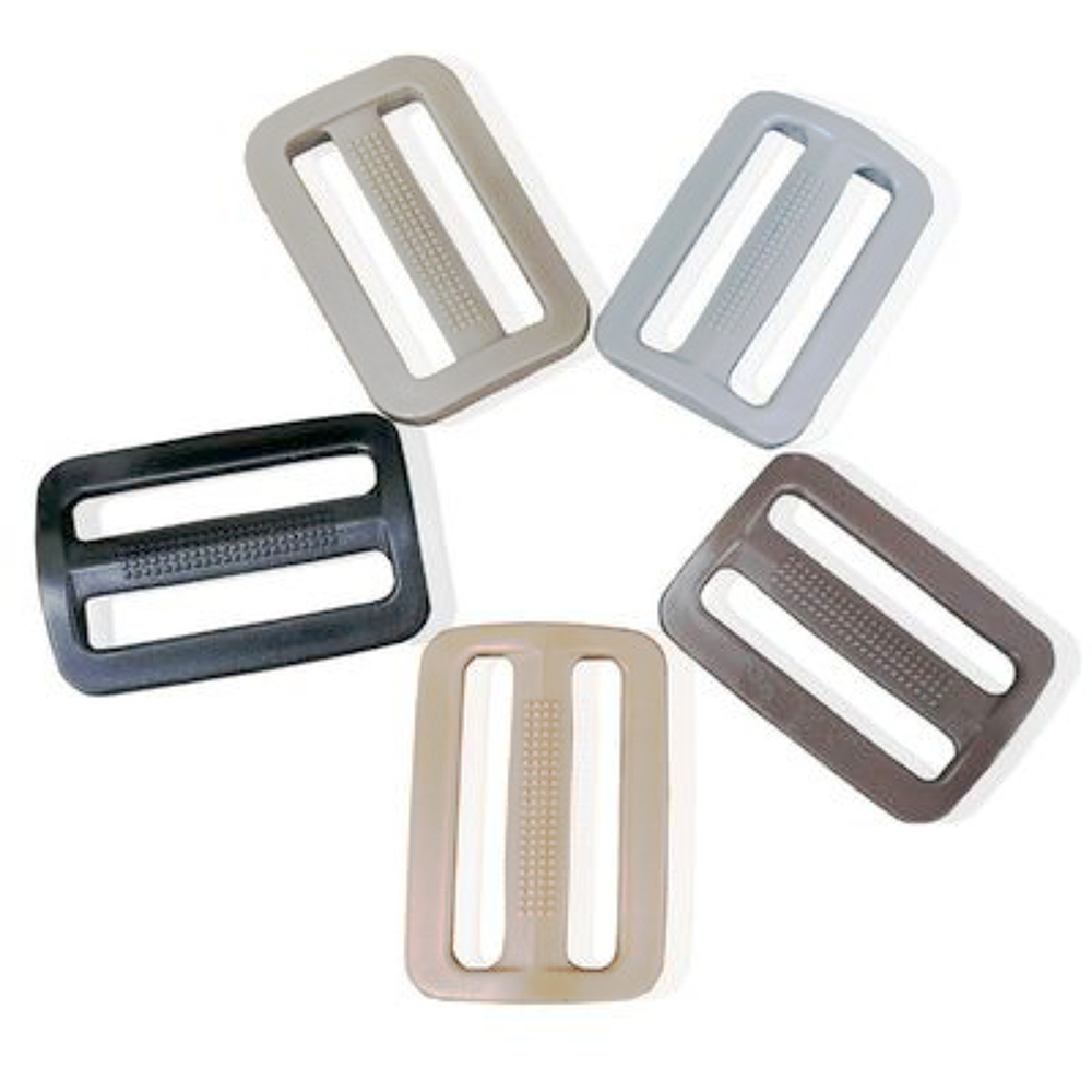 Hot Selling Metal & Plastic Adjustable Tri-glide Buckle Customizable Design For Hiking Bag Straps Hardware Accessories