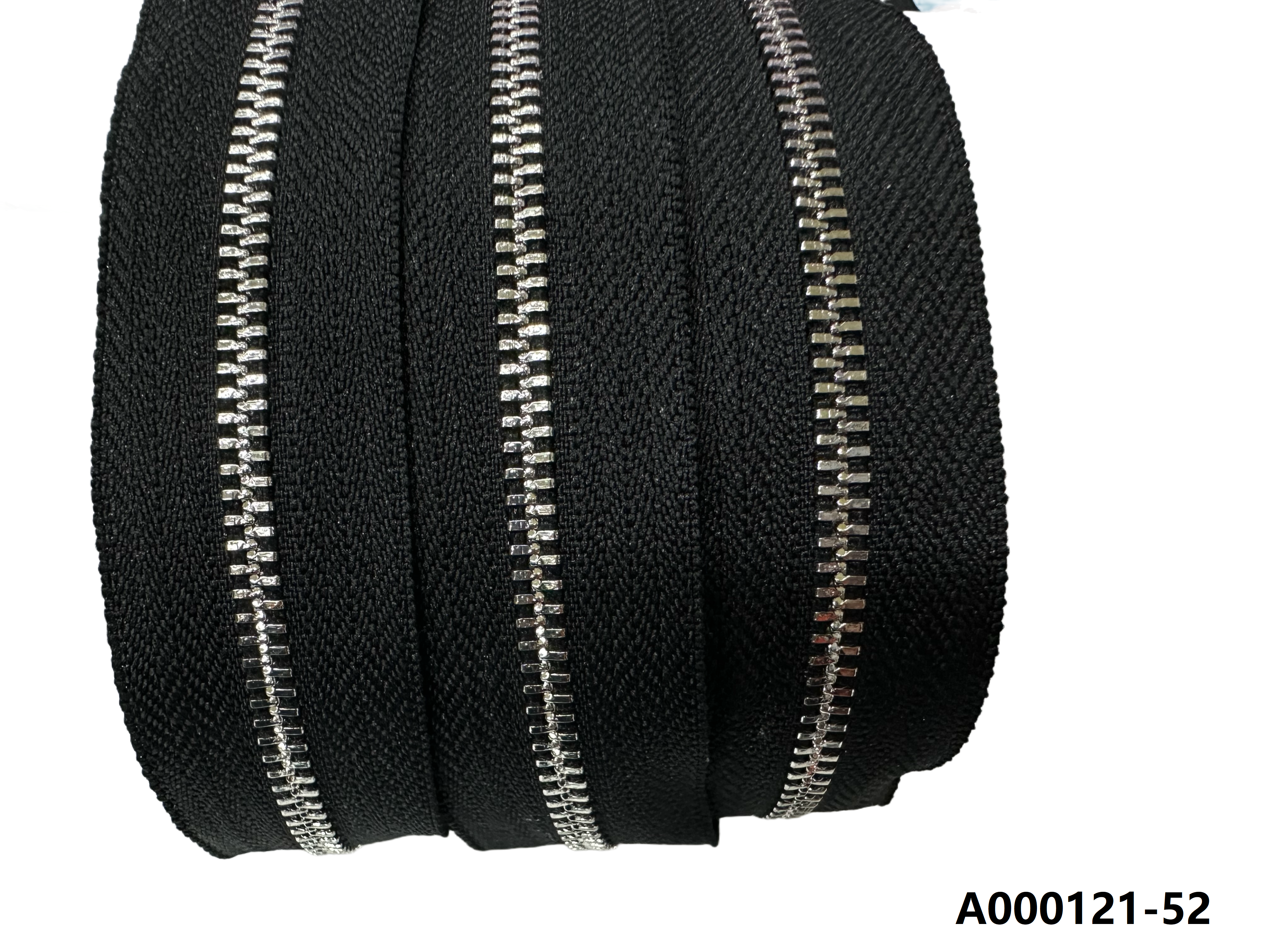 Customized 5# 8# 10# Metal Zippers Long Chain For Clothing Jeans Bags Plating Coil Nickel Brass Durable High Quality Zips Rolls