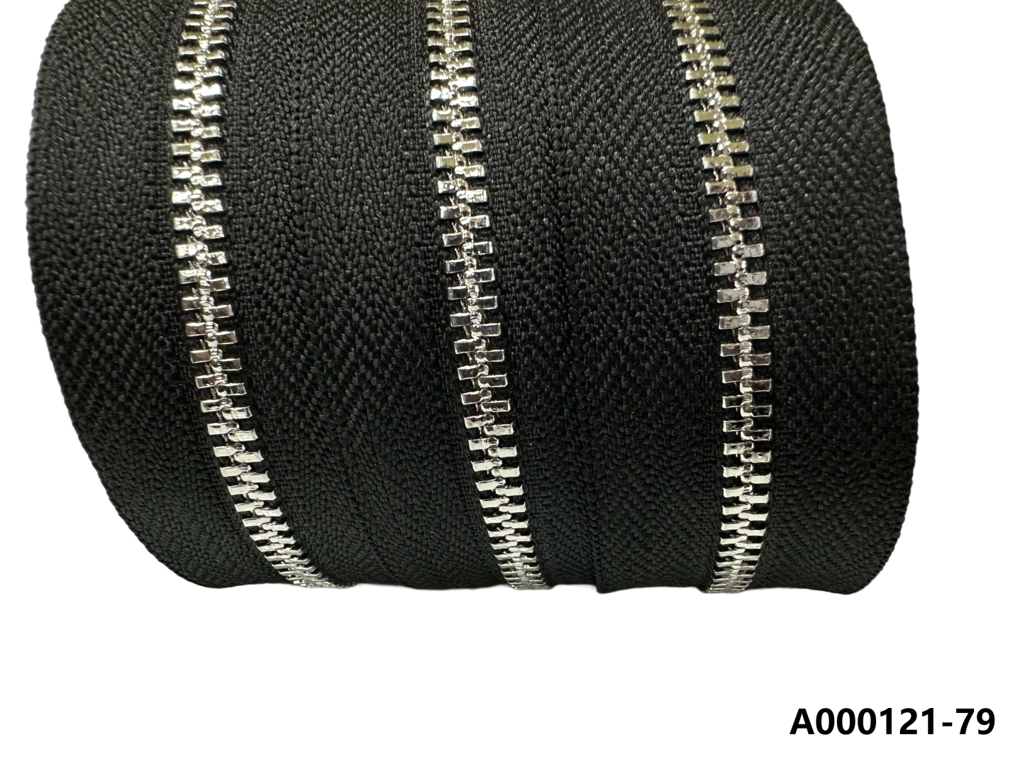 Customized 5# 8# 10# Metal Zippers Long Chain For Clothing Jeans Bags Plating Coil Nickel Brass Durable High Quality Zips Rolls
