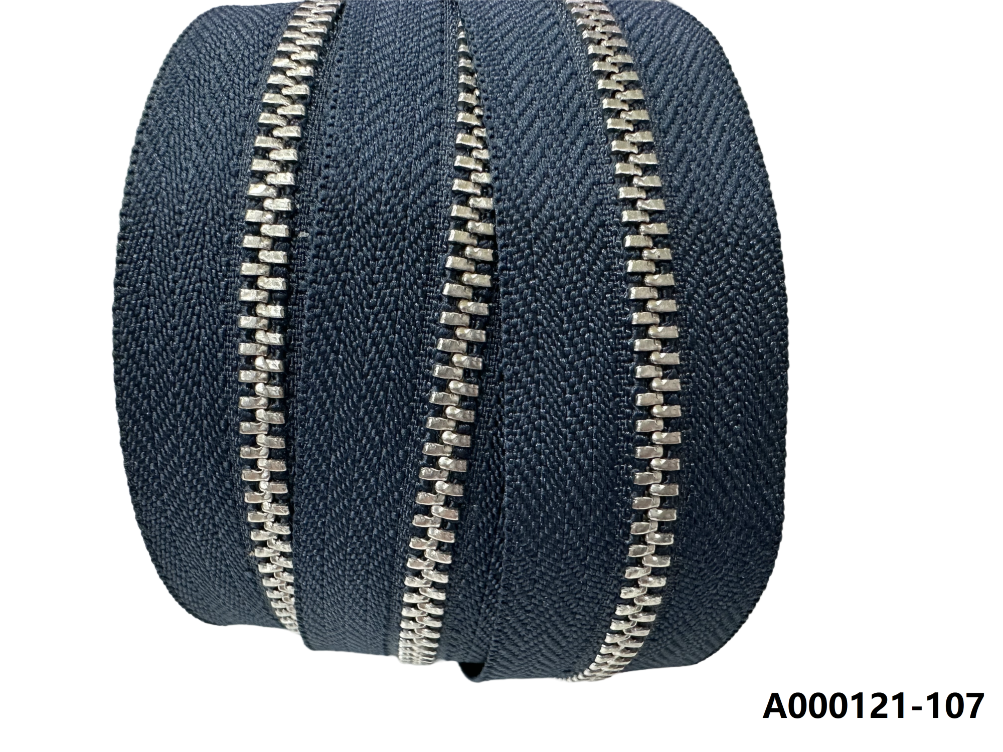 Customized 5# 8# 10# Metal Zippers Long Chain For Clothing Jeans Bags Plating Coil Nickel Brass Durable High Quality Zips Rolls