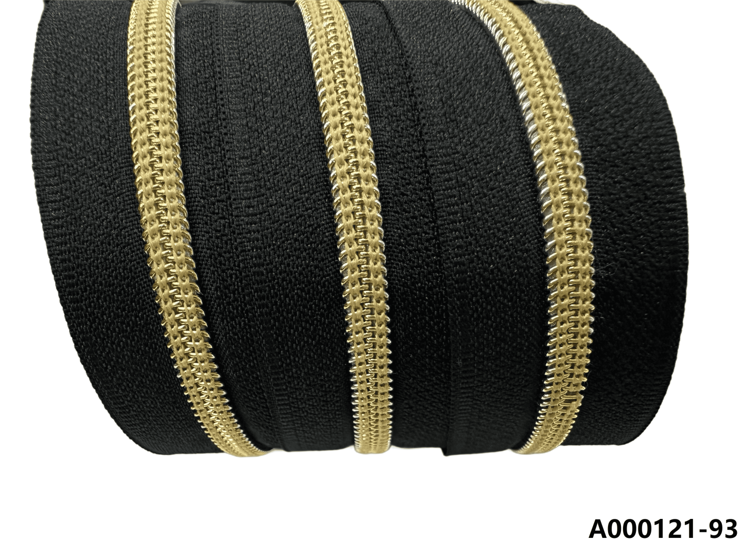 High Quality Nylon 5# plating color zipper in roll for shoes boots