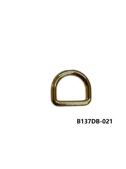 Wholesale Luggage Accessories D Ring Buckle for Woman Bags Handbag Purse Metal Logo Custom Bag Accessories D Buckle