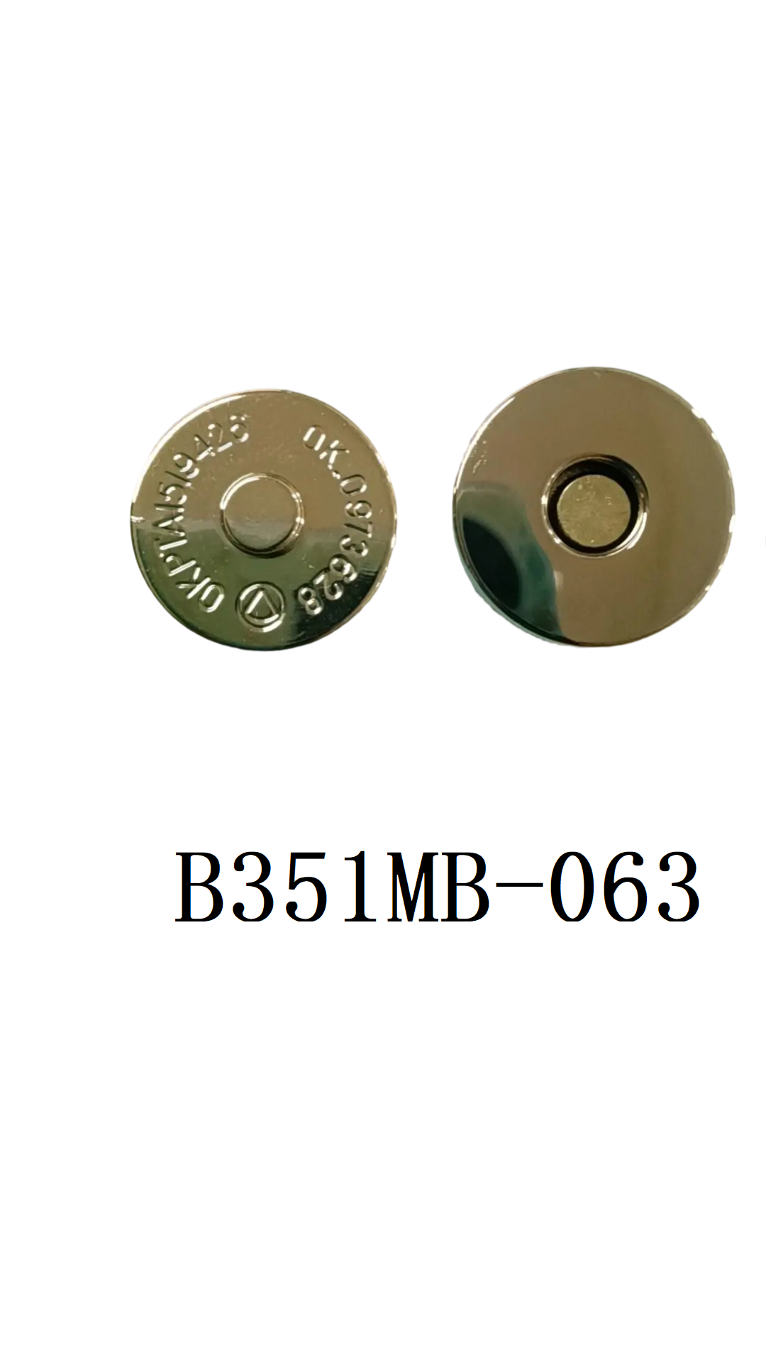 hot sale double sided DIY handmade leather hardware bump nail magnetic button for lady bag magnetic button magnetic buckle