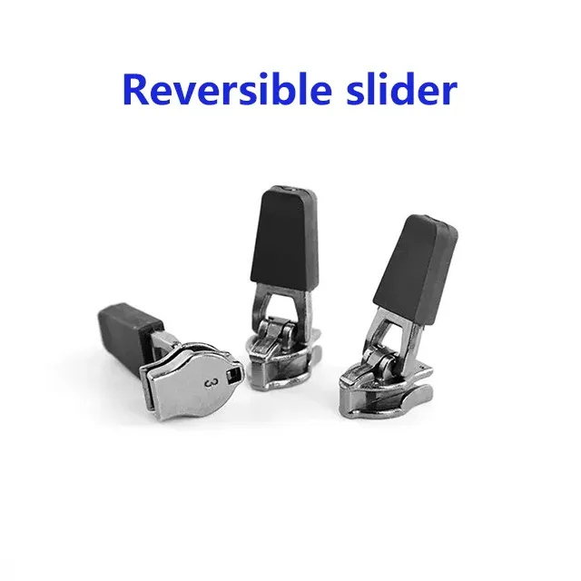 Custom Zipper Pull Head YG Slider Reversible Metal Slider PVC Rubber Puller For Clothing Bag Waterproof Zipper 4YG Slider Puller