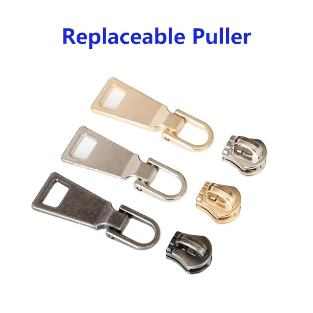 Custom Zipper Heads Size 5 Zipper Pull Colorful Movable Plating Zinc Alloy Slider For Bag Custom Logo Train Head Slider