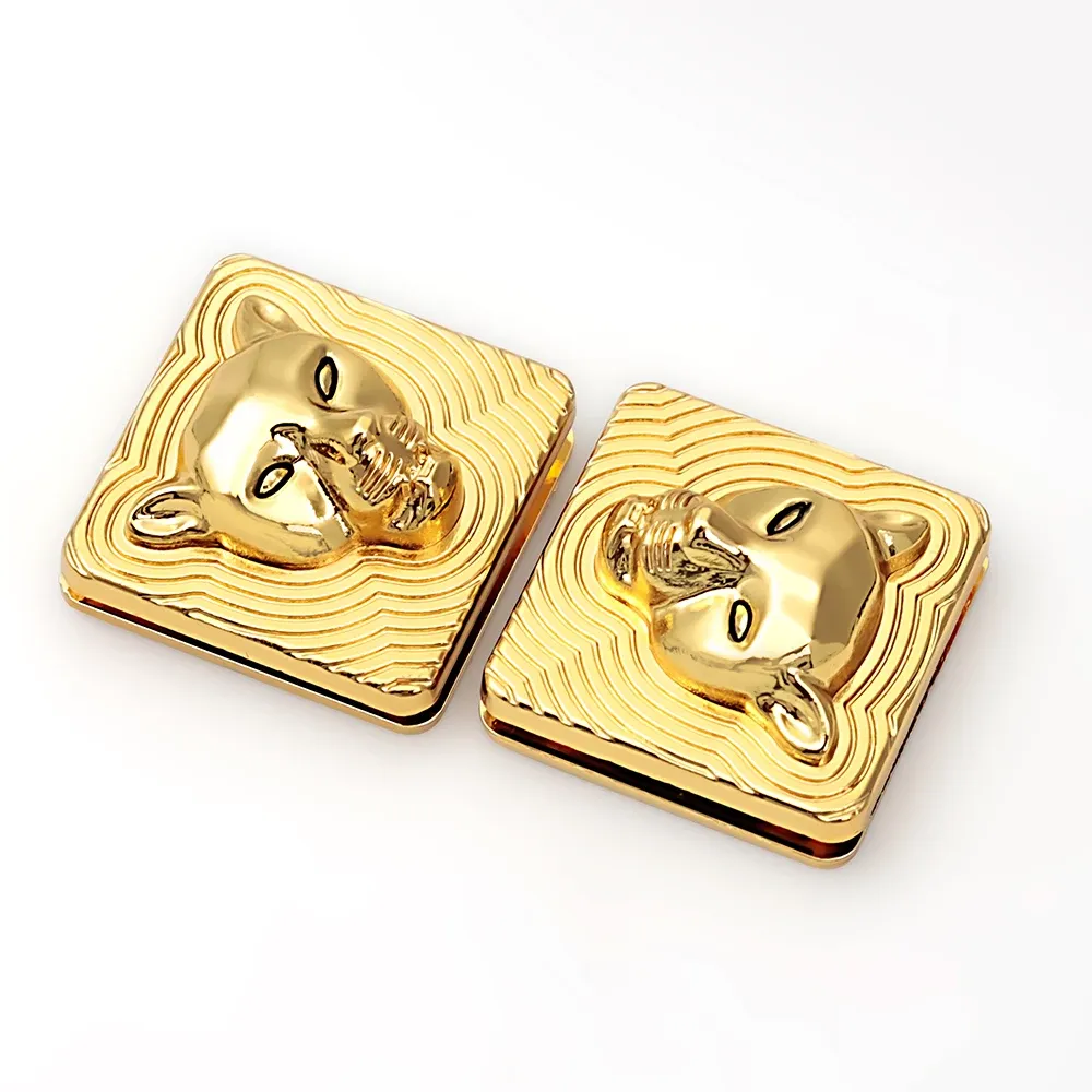 Hot sale custom logo Crochet Accessories For Bags die casting metal bag accessories decoration parts for bag making hardware