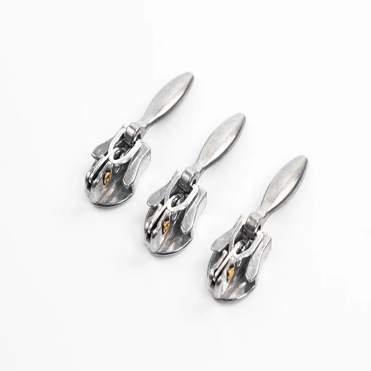 Deslizador invisible Zipper Pull White Auto Lock Slider Heads For Dress Skirt Custom Logo Sliders Size 5 invisible Zip Head