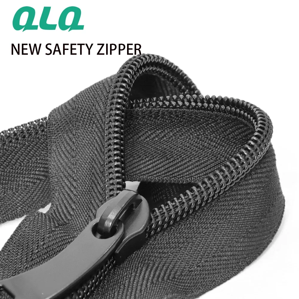 two layer Non-Breakable Explosion-Proof Zipper roll for High-Grade Luggage Double Chain Teeth new style safety Anti theft zipper