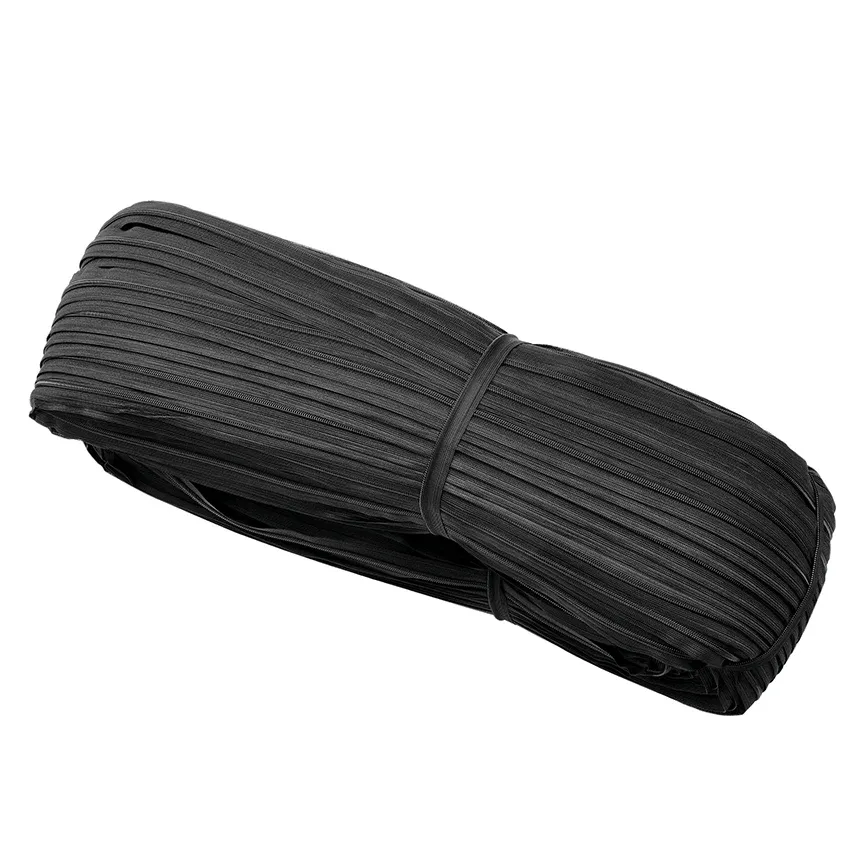 Customized Color Size Reverse Invisible Long Chain Zipper Rolls Lace W