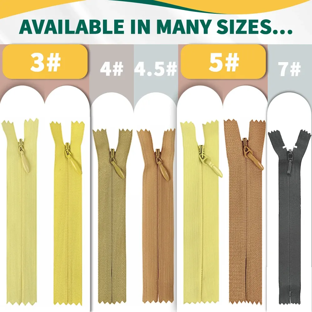 Customized Color Size Reverse Invisible Long Chain Zipper Rolls Lace Woven Cotton Tape For Dress Pants Throw Pillow High Quality