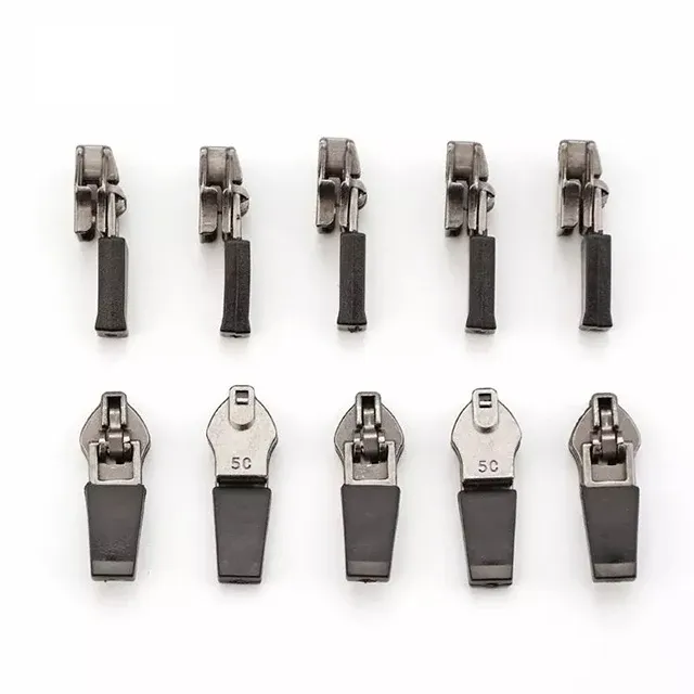 Custom Zipper Pull Head YG Slider Reversible Metal Slider PVC Rubber Puller For Clothing Bag Waterproof Zipper 4YG Slider Puller
