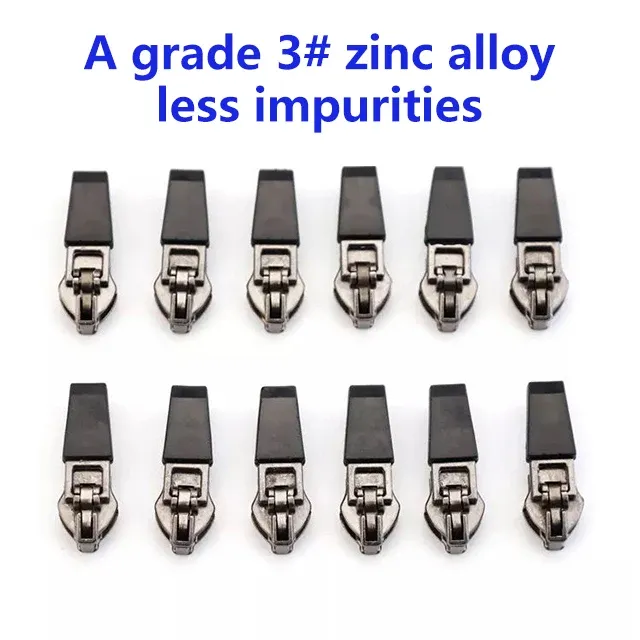 Custom Zipper Pull Head YG Slider Reversible Metal Slider PVC Rubber Puller For Clothing Bag Waterproof Zipper 4YG Slider Puller