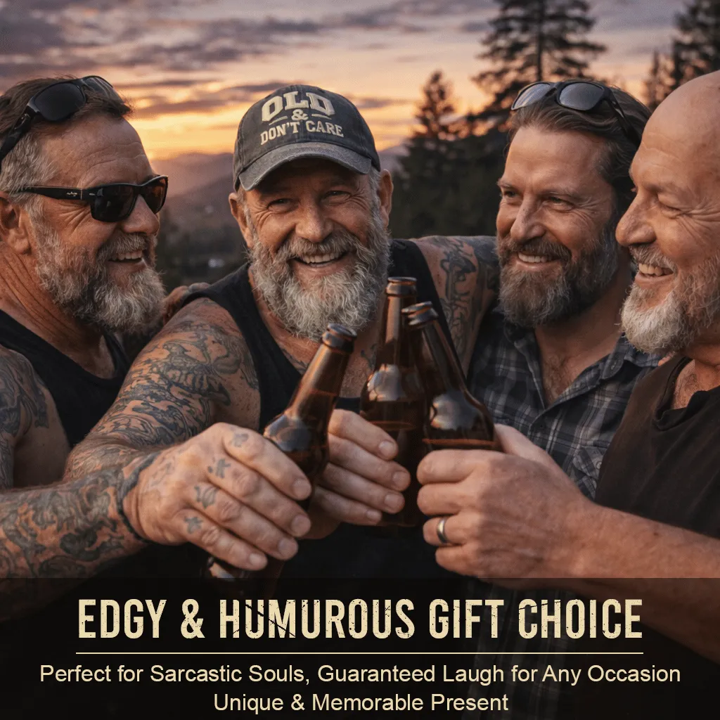 🧢2026 Hot Sale 49% OFF 🔥Vintage Distressed "OLD & DON’T CARE"Cap