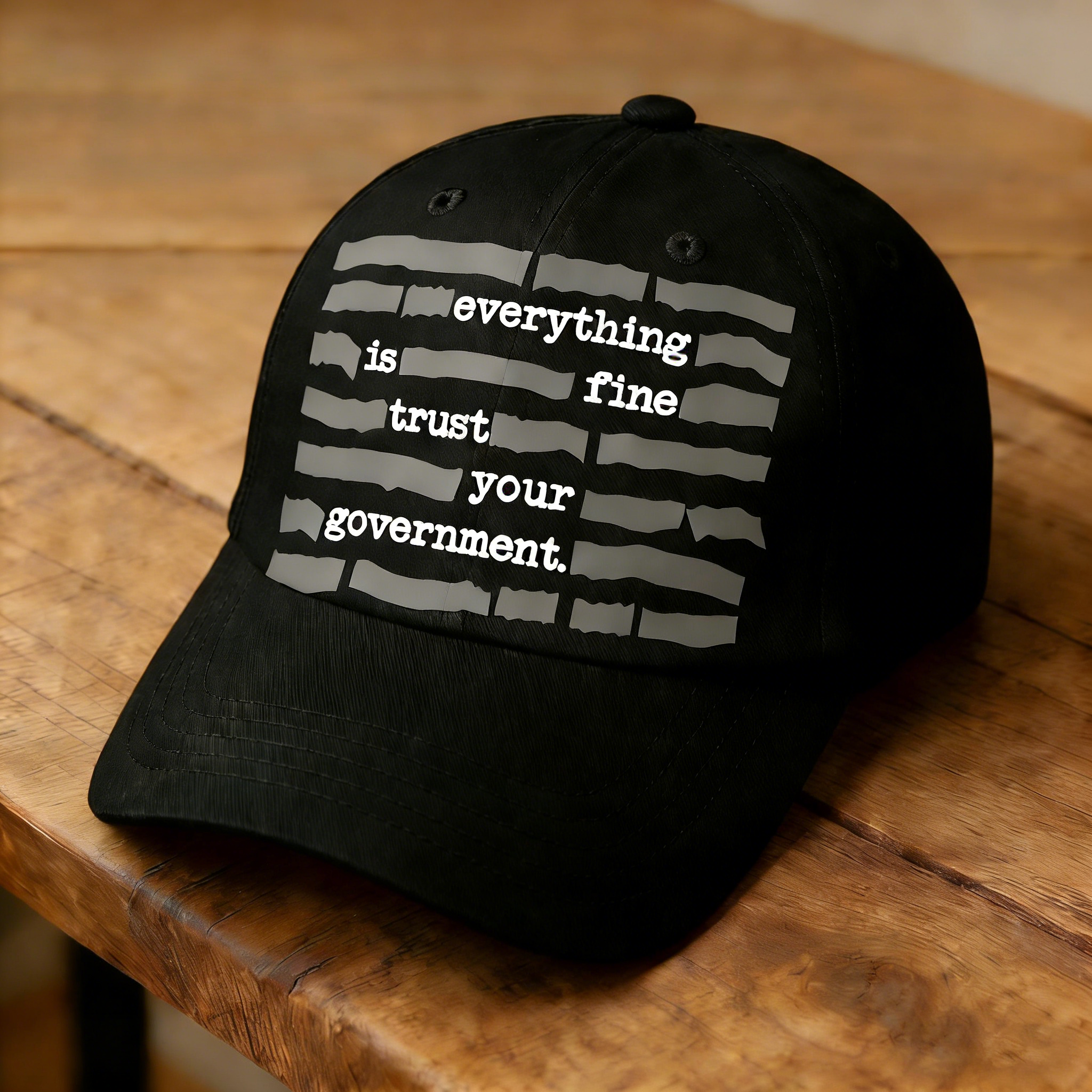 Everything Is Fine Baseball Cap