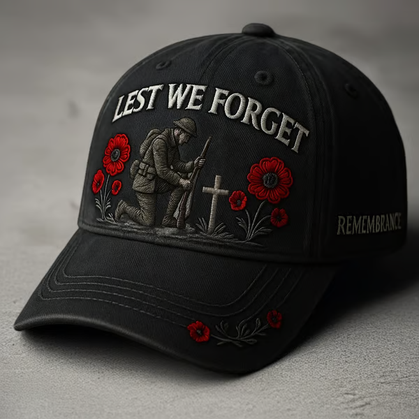 🌹Heroes Never Forgotten Remembrance Cap✝️ Keep Their Memory Alive
