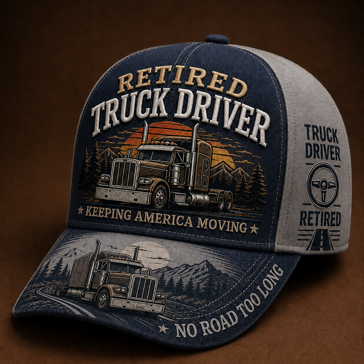 🚛 RETIRED TRUCK DRIVER CAP