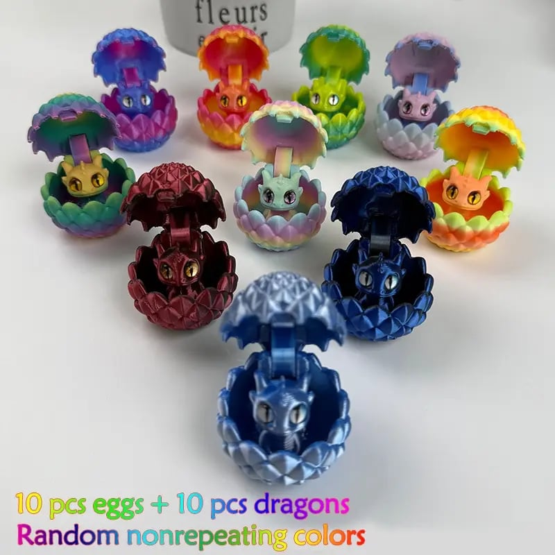 ❤️Your Sky Companions: 20-Piece Mini Dragon Egg Surprise Set✨🐉