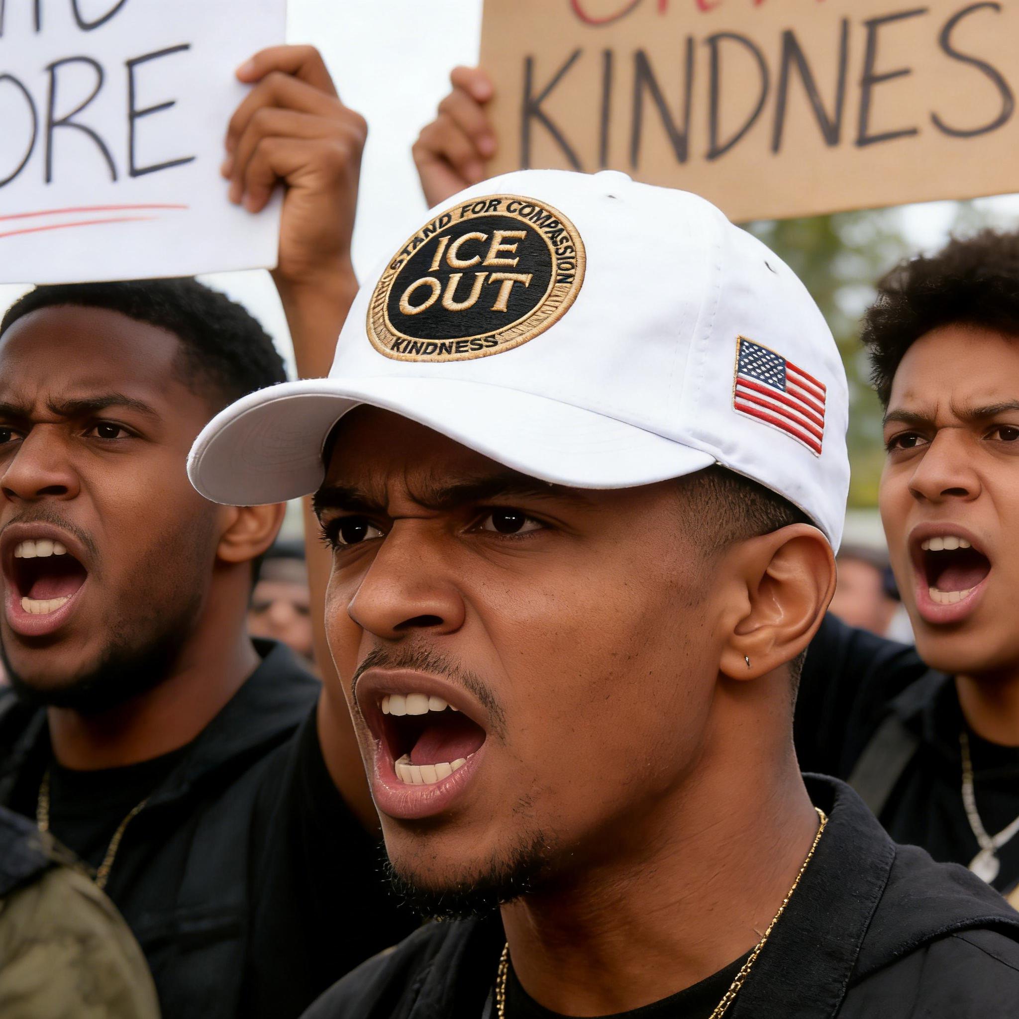 “ICE OUT” Embroidered Baseball Cap
