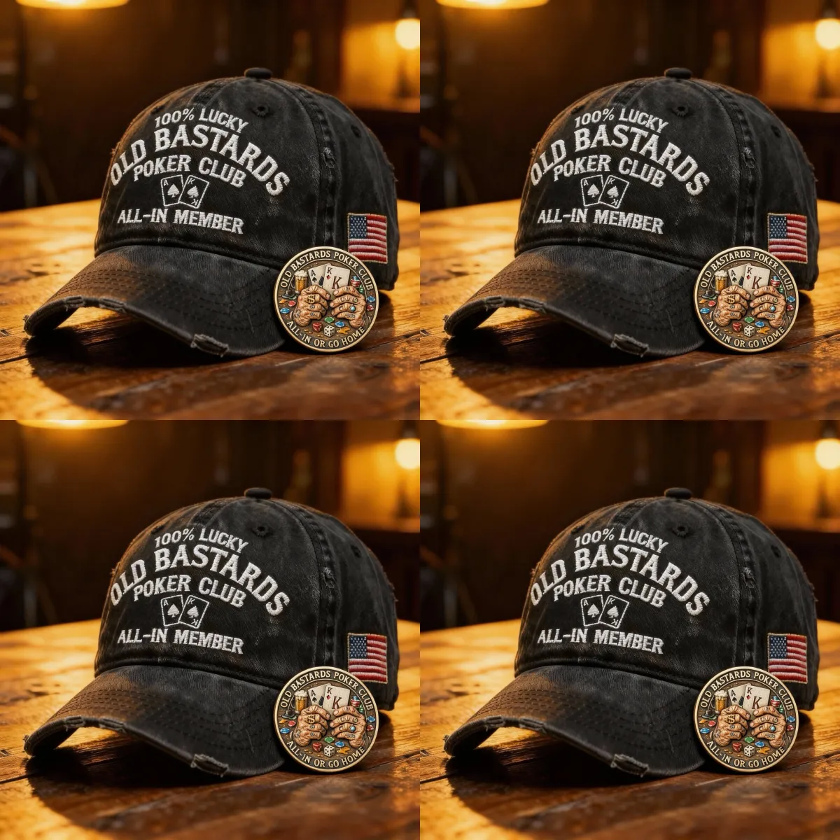 ⚡ Black Friday 24H Flash Sale-OLD BASTARDS POKER CLUB CAP