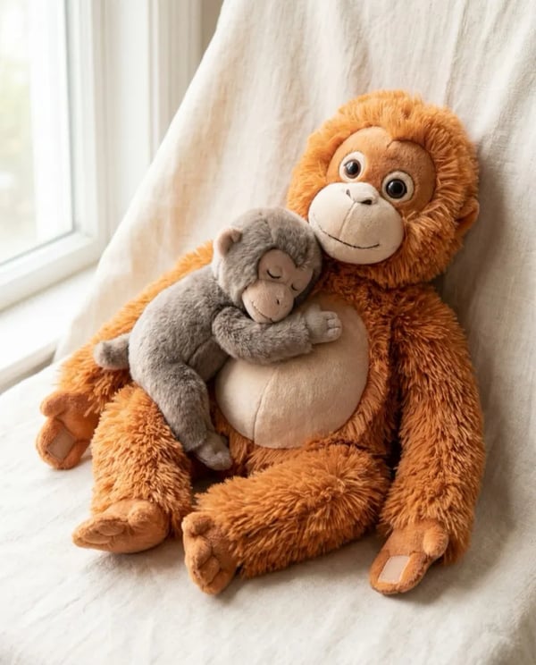 Mama Punch Monkey Plush Toy