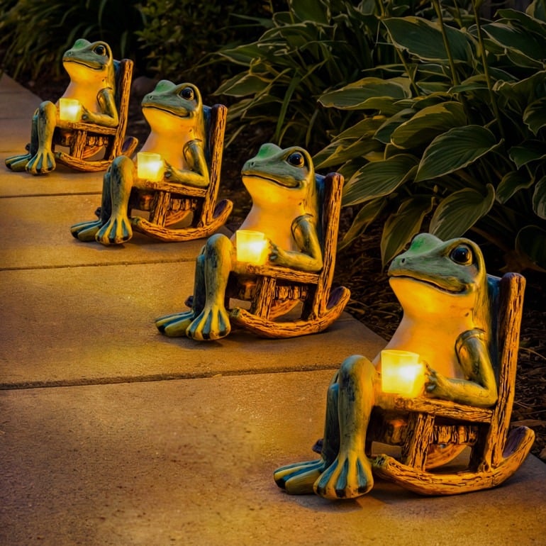 Glowing Garden Frog
