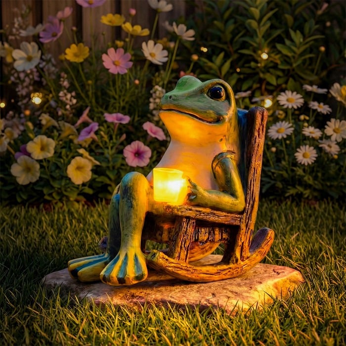 Glowing Garden Frog