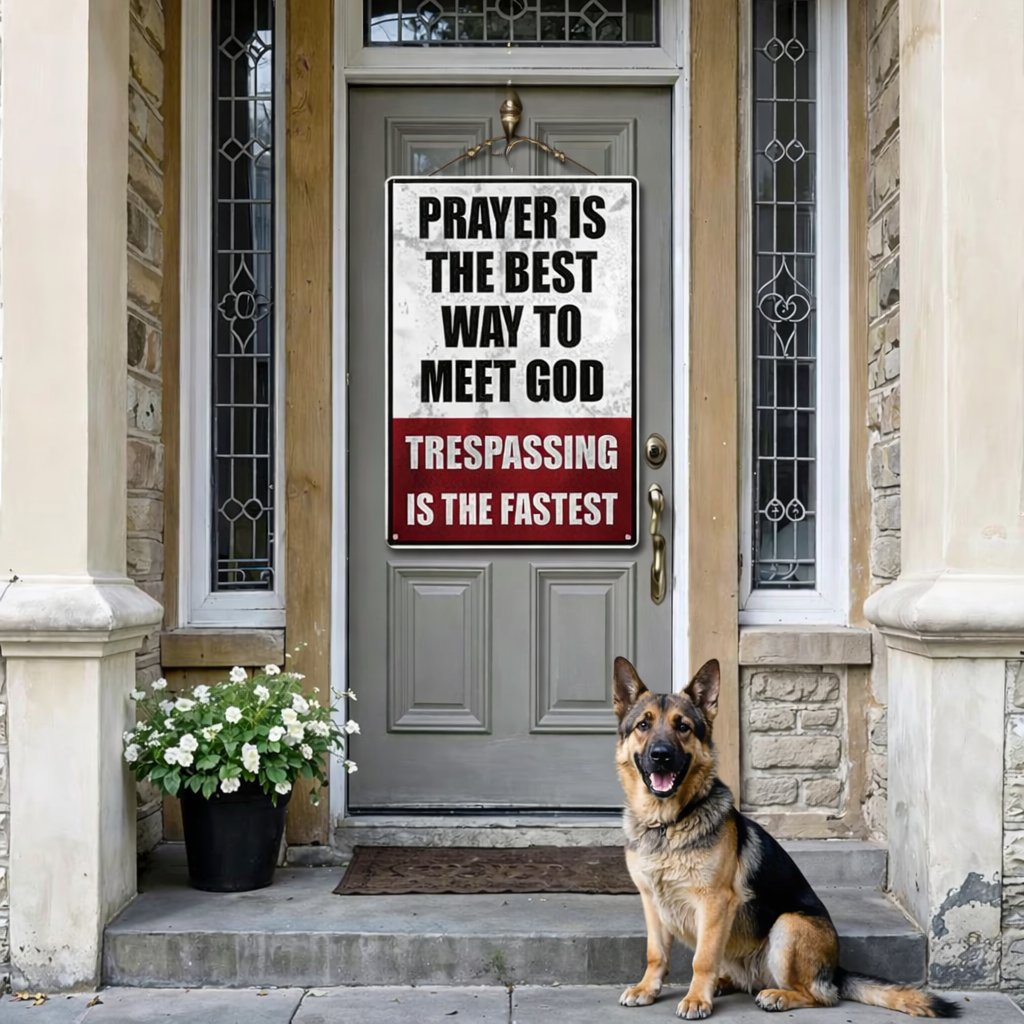 Metal No Trespassing Signs Private Property Funny