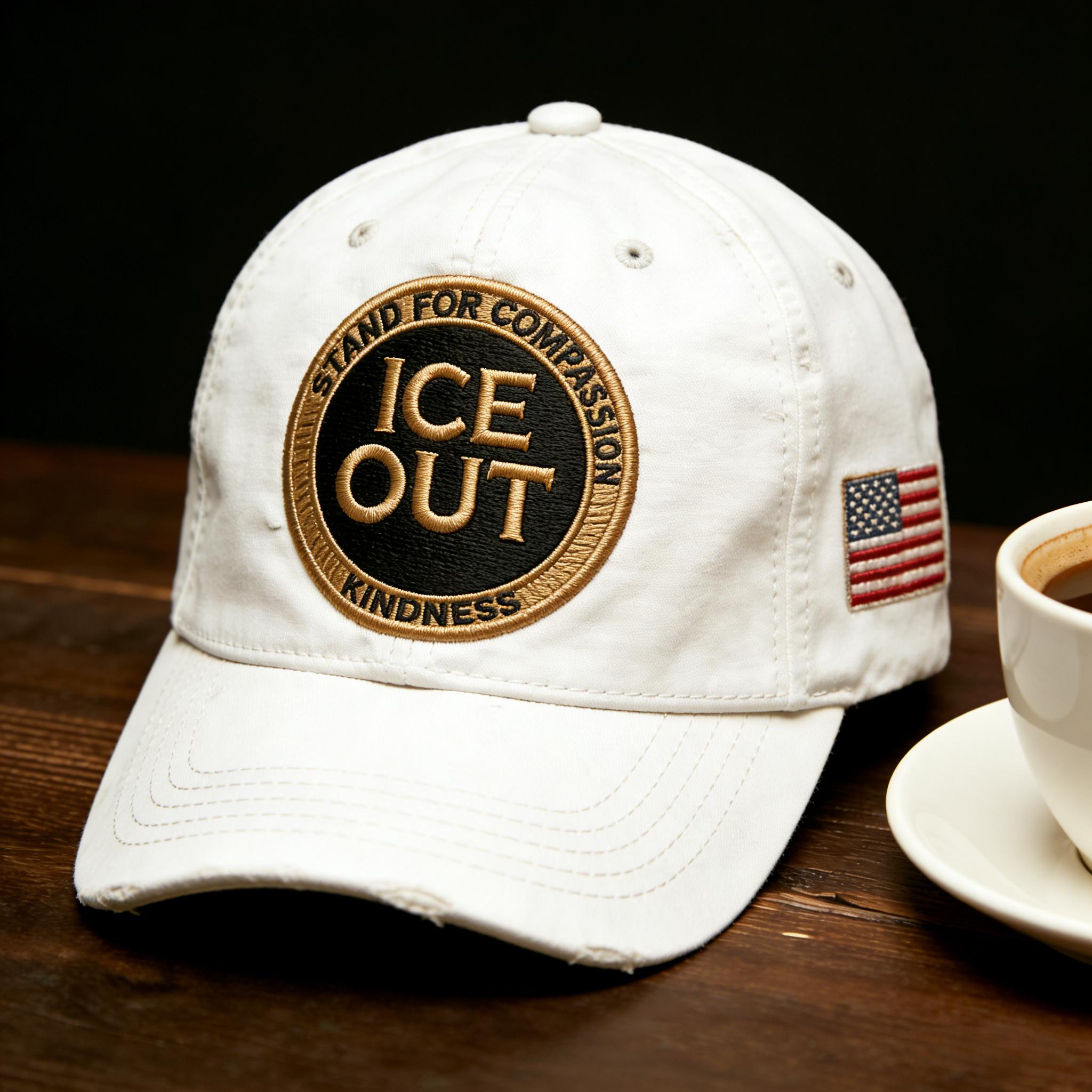 “ICE OUT” Embroidered Baseball Cap