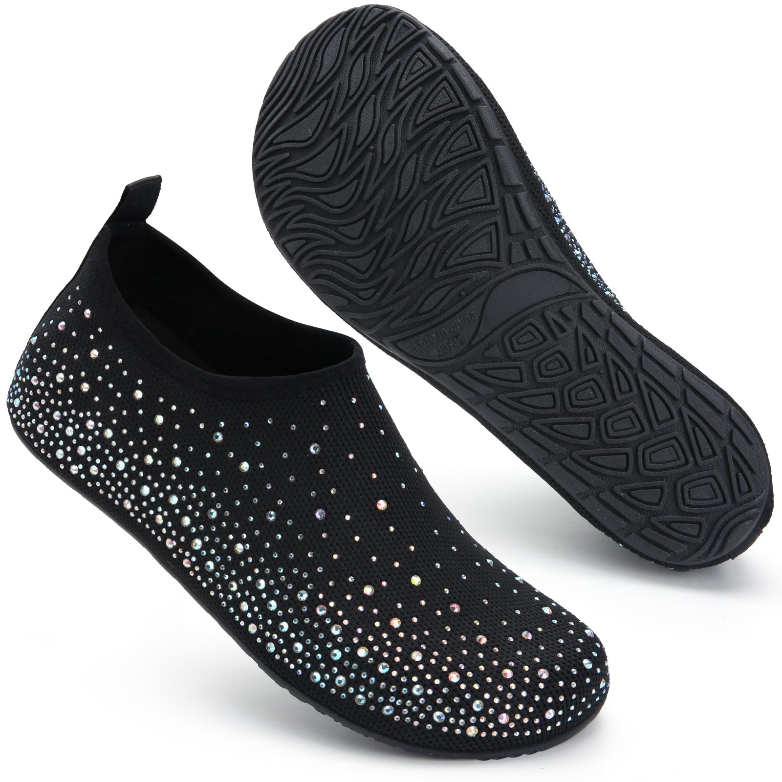 Barefoot Rhinestone Water Shoes